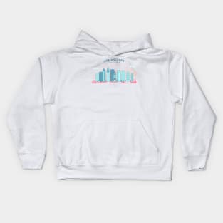 Los Angeles California City Skyline Kids Hoodie